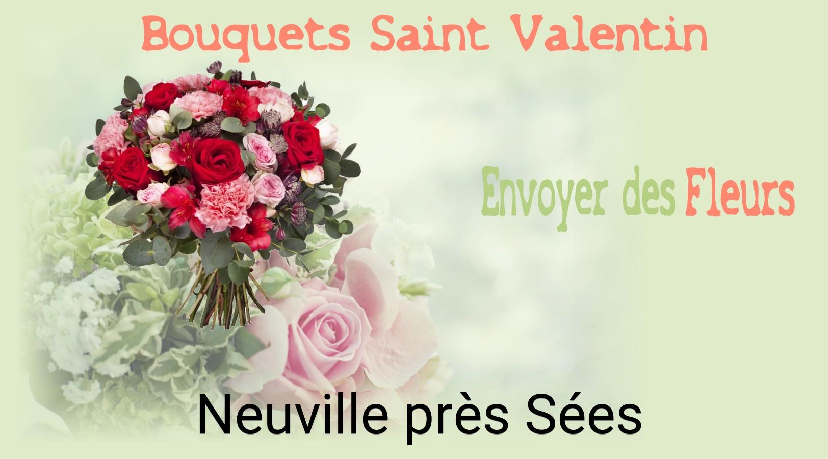 Roses de Saint-Valentin livrées à Neuville-près-Sées